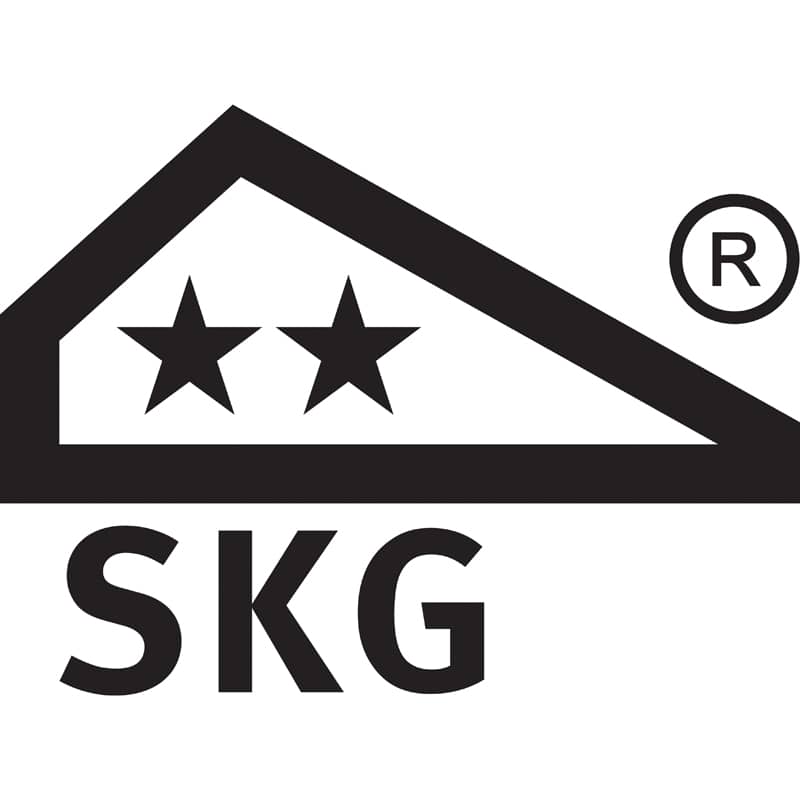 SKG 2 stars certificate
