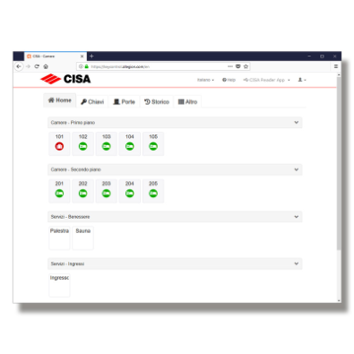 CISA AERO user interface