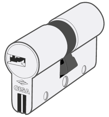 secure, patented cylinder