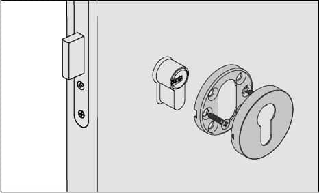 instruction de montage rosace CISA cylindres