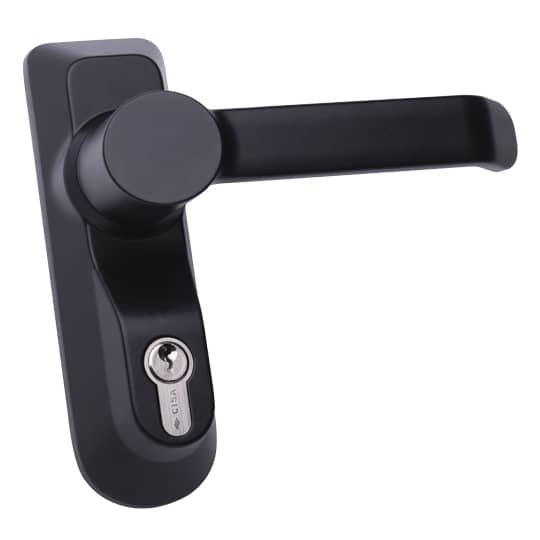 Pommeau Antipanique Extérieur 07078.35.0.00.00 CISA Avec Cylindre Peint Noir 