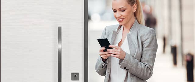 domo connexa smart door élégance