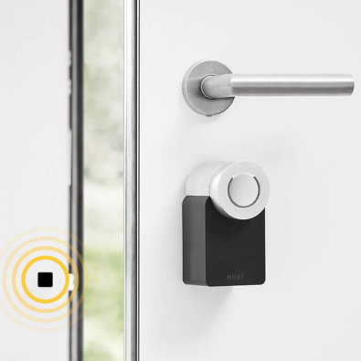 Nuki Smart Lock 4th Gen for Euro Cylinder Profile Keyless Smart Door Lock  White